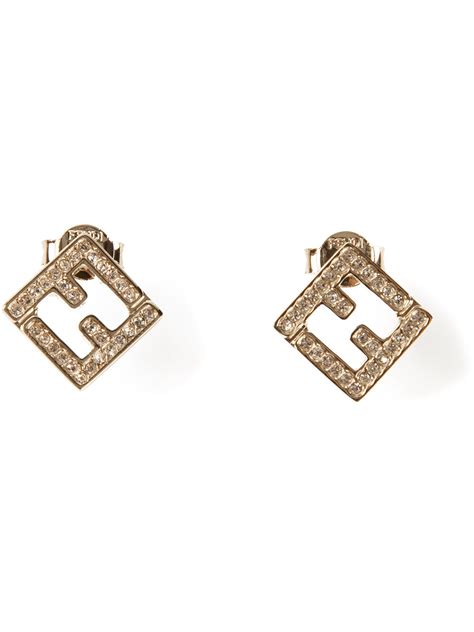 mens fendi earrings|farfetch earrings for women.